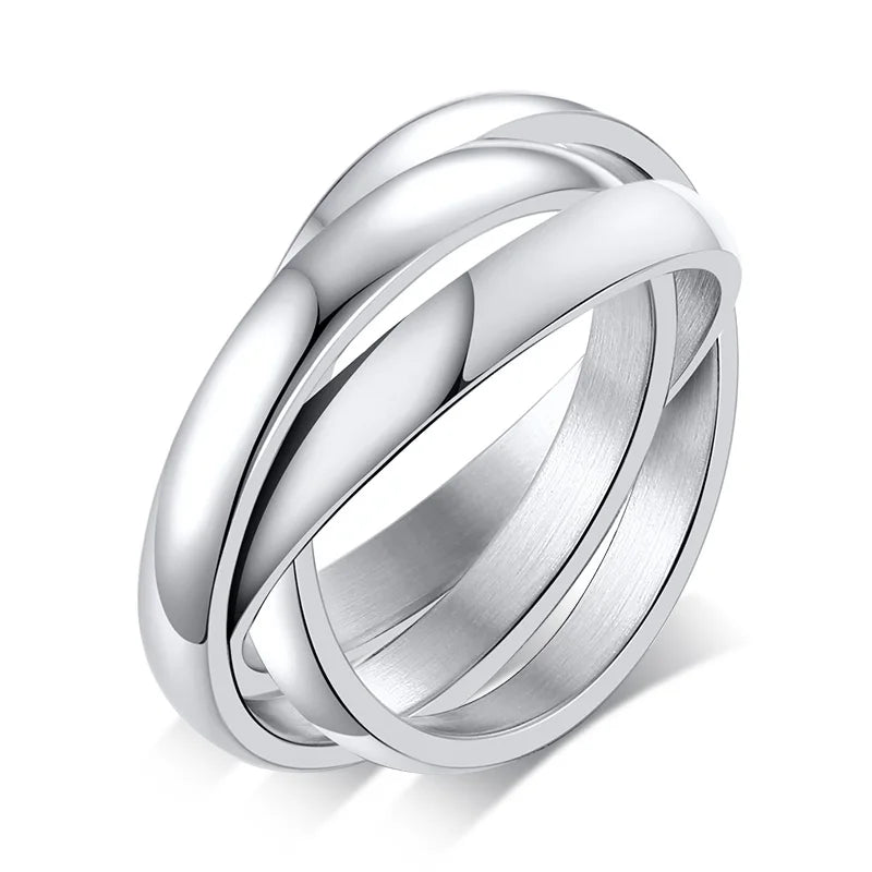Trinity Harmony Ring – Timeless Elegance, Infinite Connection