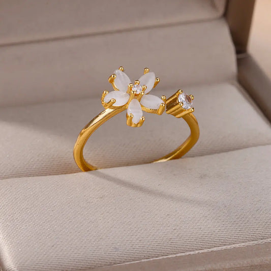 Eternal Blossom Adjustable Ring