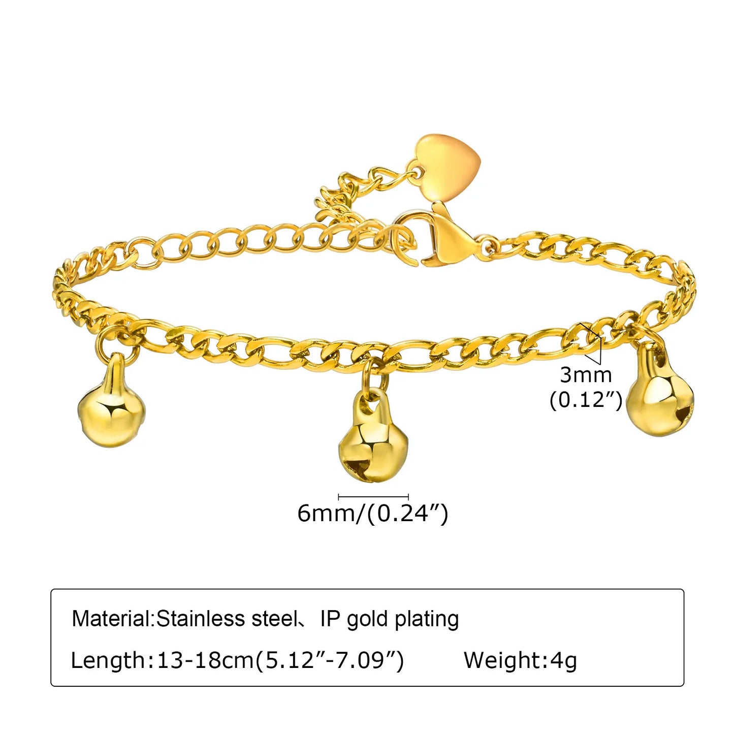 Tiny Chimes Baby Anklet