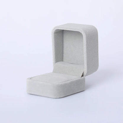 Exquisite Flannel Gift Box For Ring &Earring