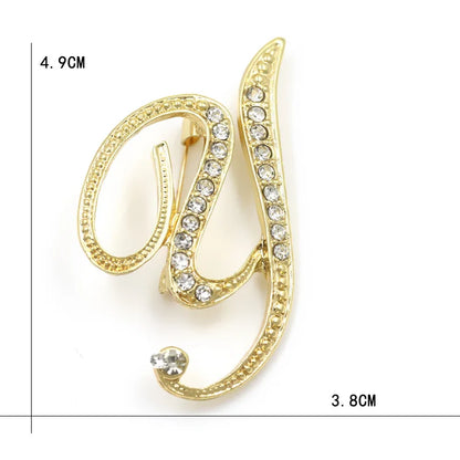 Initial Spark Brooch