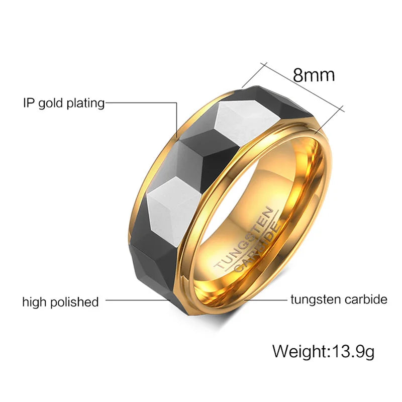 Obsidian Gold Ring – Strength in Style