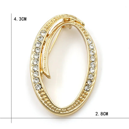 Initial Spark Brooch