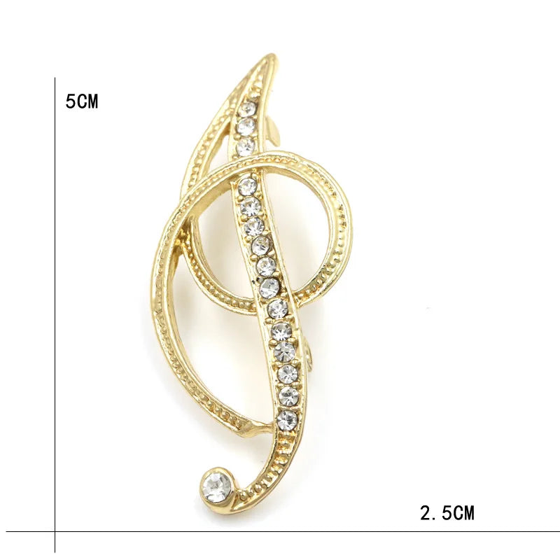 Initial Spark Brooch