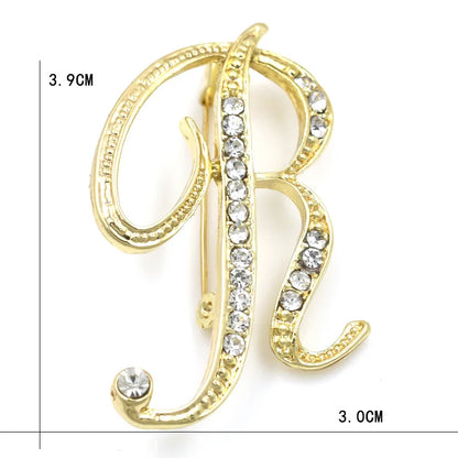 Initial Spark Brooch