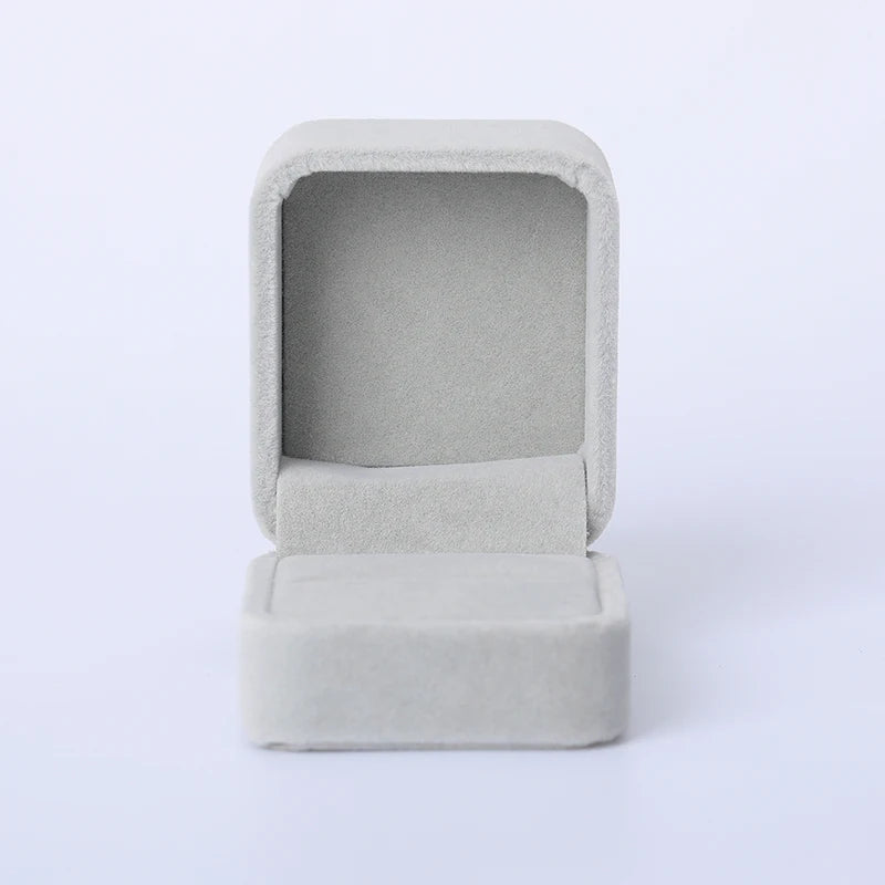 Exquisite Flannel Gift Box For Ring &Earring