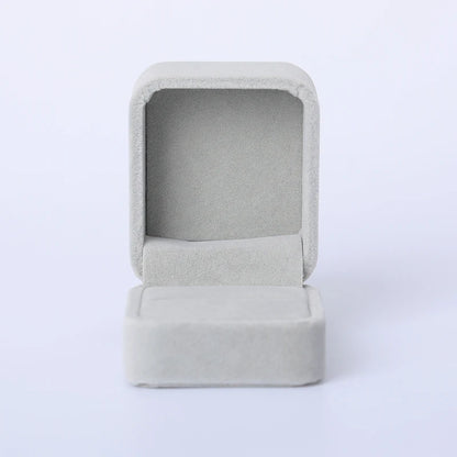 Exquisite Flannel Gift Box For Ring &Earring