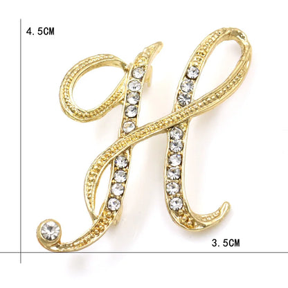 Initial Spark Brooch