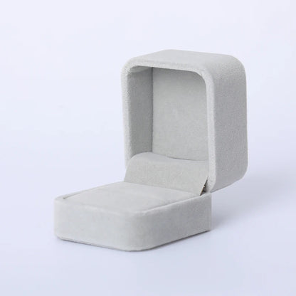 Exquisite Flannel Gift Box For Ring &Earring