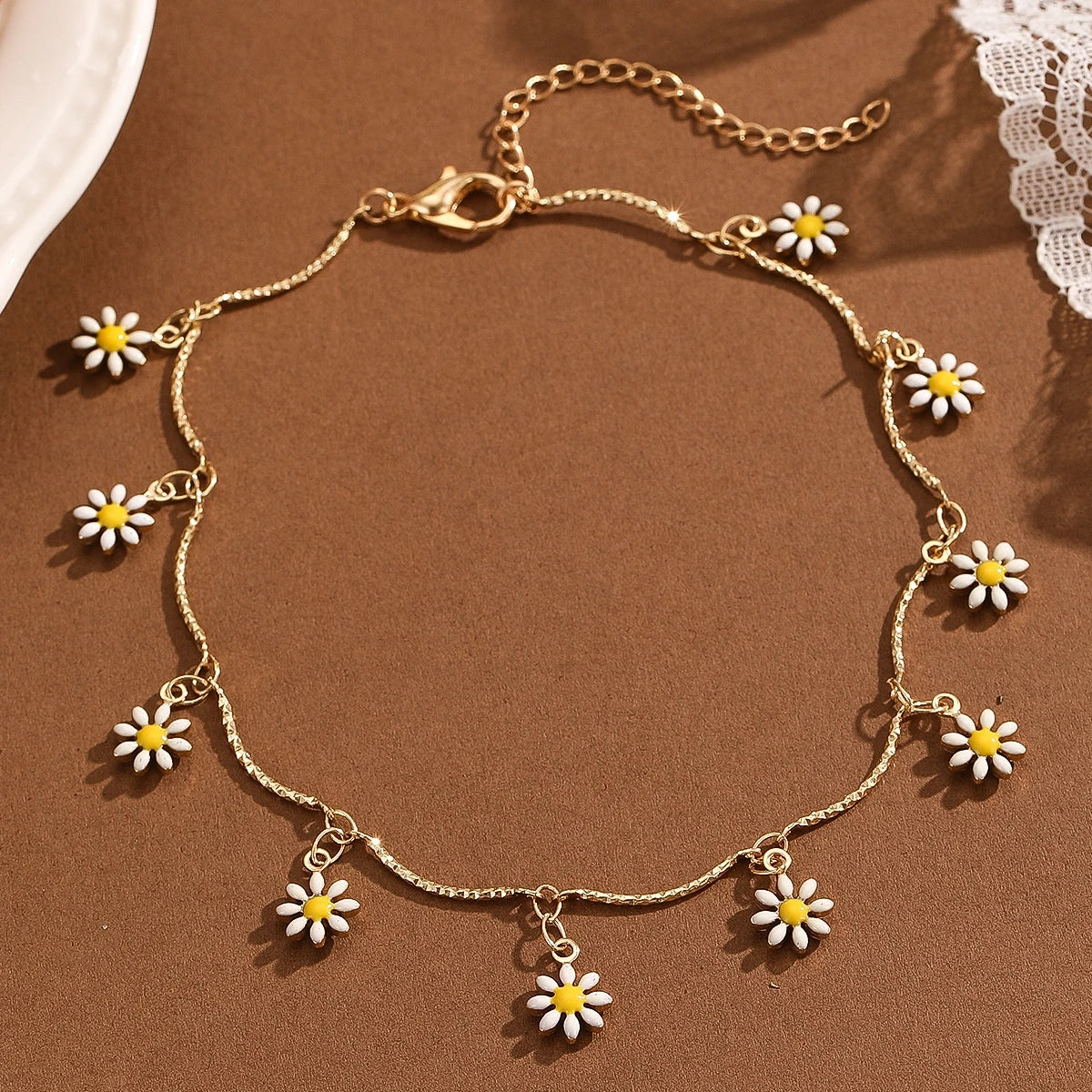 Daisy Bloom Anklet