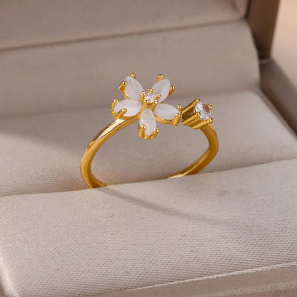 Eternal Blossom Adjustable Ring