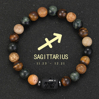 Zodiac Stone Bracelet