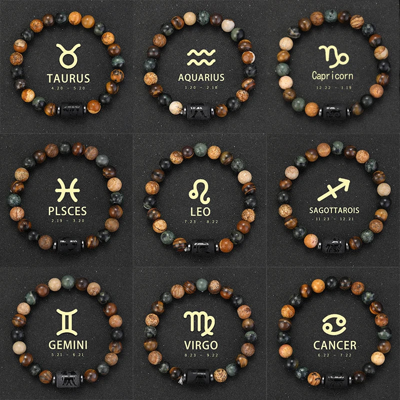 Zodiac Stone Bracelet
