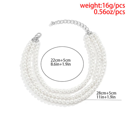 Luna Pearl Wrap Anklet