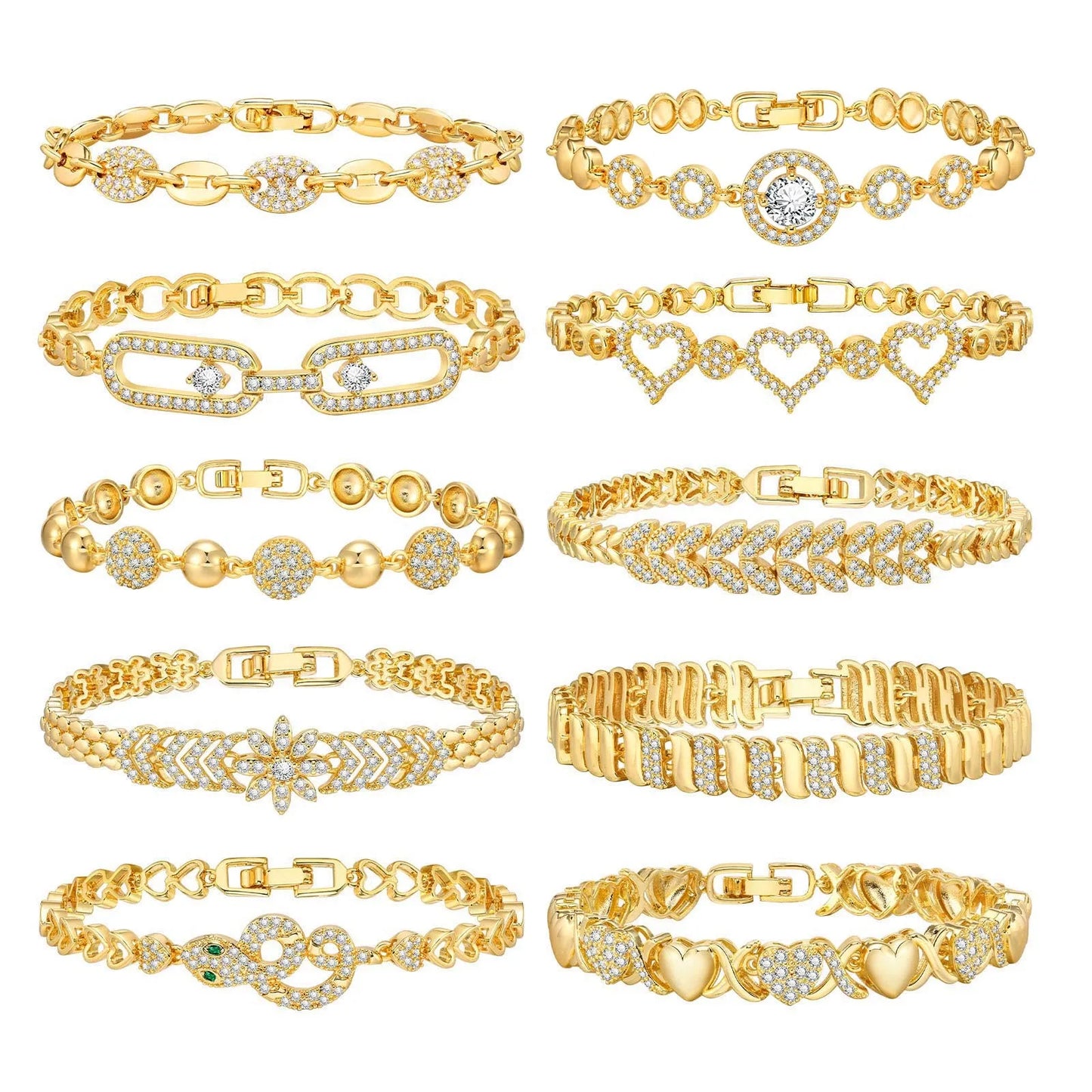 Golden Radiance Bracelet Collection
