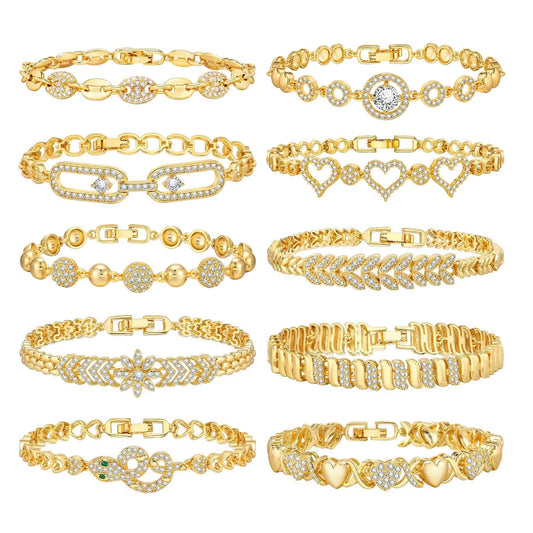 Golden Radiance Bracelet Collection