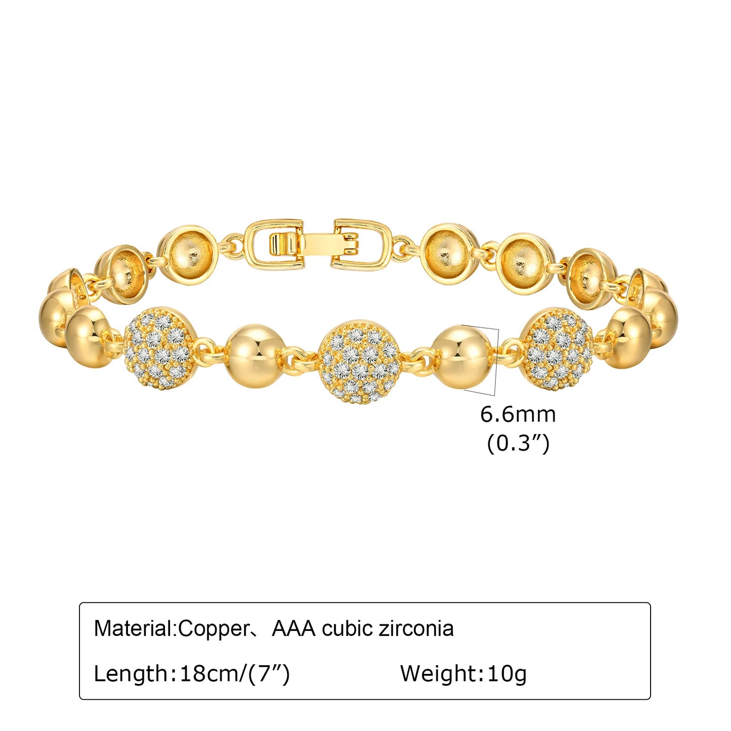 Golden Radiance Bracelet Collection