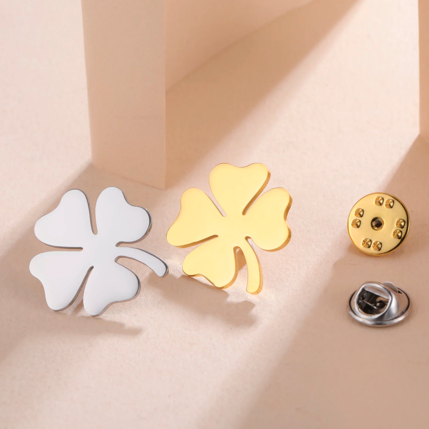Lucky Charm Clover Brooch