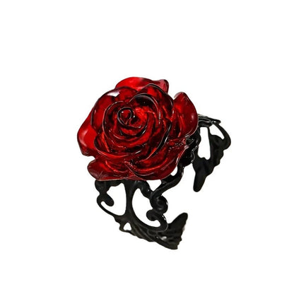 Midnight Rose Ring