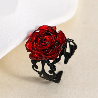 Midnight Rose Ring