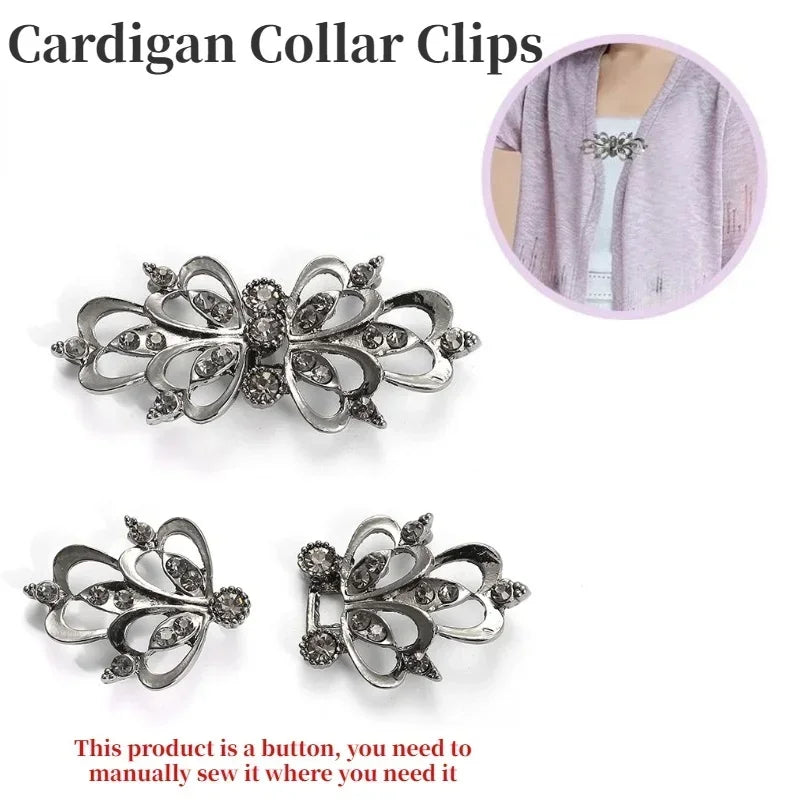 Elegance Bloom Cardigan Clasp