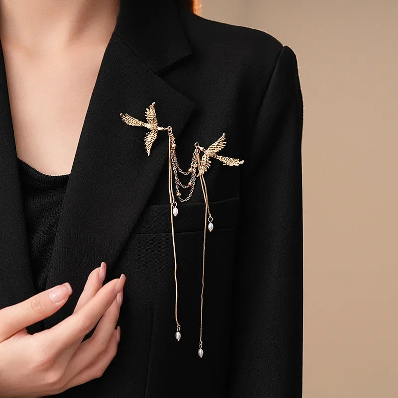 Graceful Wings Brooch