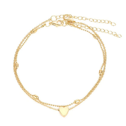 Aurora Heart Anklet