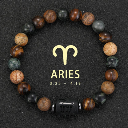 Zodiac Stone Bracelet
