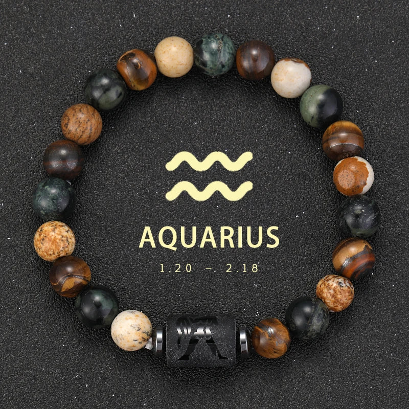 Zodiac Stone Bracelet