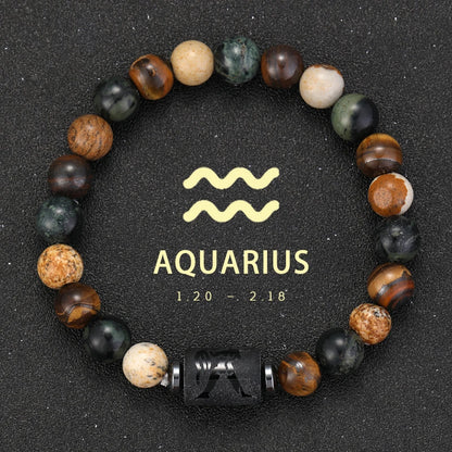 Zodiac Stone Bracelet