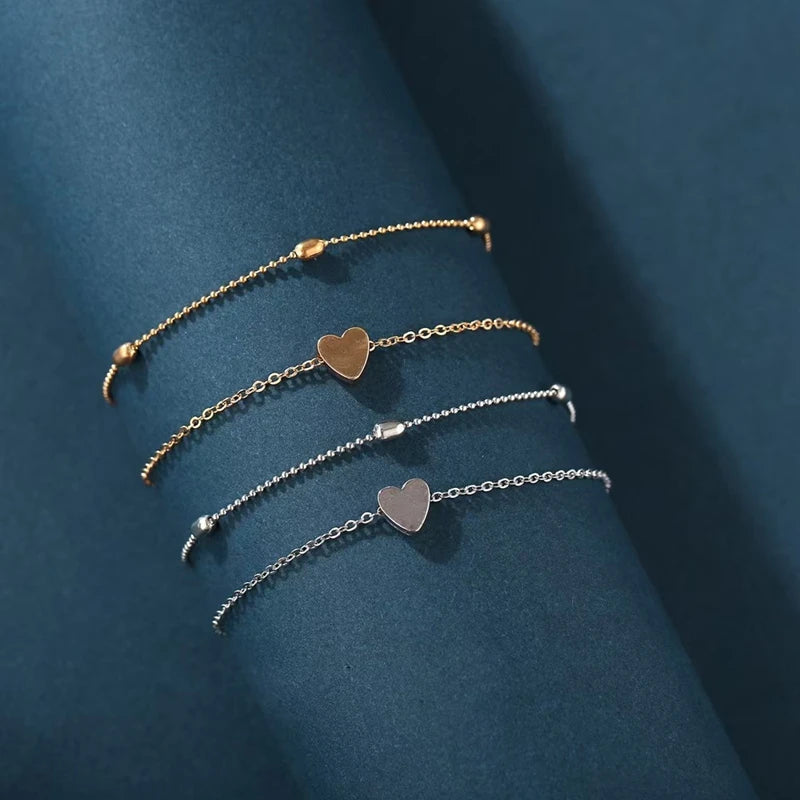 Aurora Heart Anklet