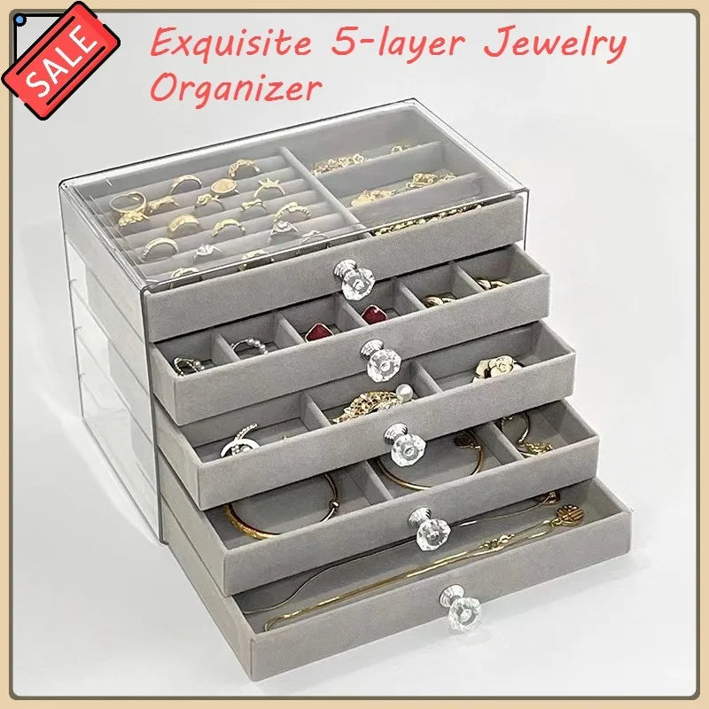 Crystal Luxe Jewellery Organiser