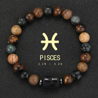 Zodiac Stone Bracelet