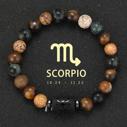 Zodiac Stone Bracelet