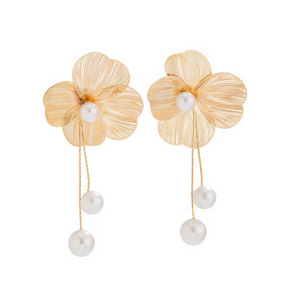 Aurora Bloom Pearl Earrings