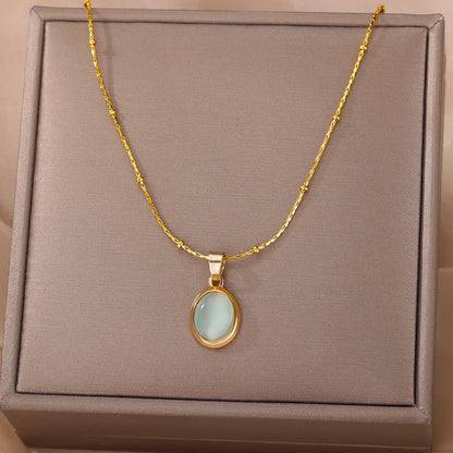Celestine Glow Necklace