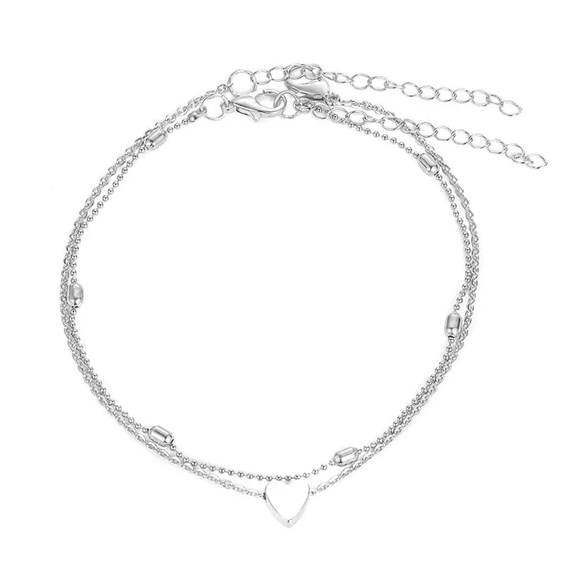 Aurora Heart Anklet