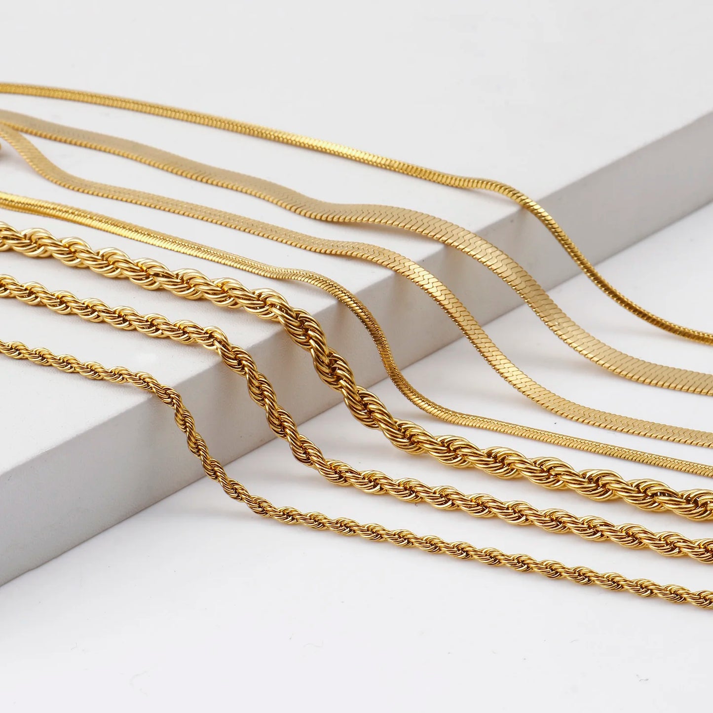 Eterna Layered Anklet Set