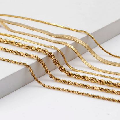 Eterna Layered Anklet Set