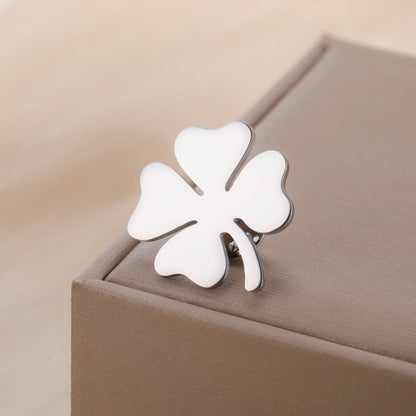 Lucky Charm Clover Brooch