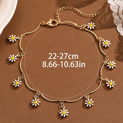 Daisy Bloom Anklet
