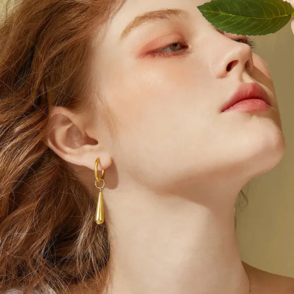 Golden Drop Earrings – Timeless Elegance Edition