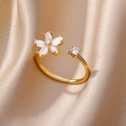 Eternal Blossom Adjustable Ring